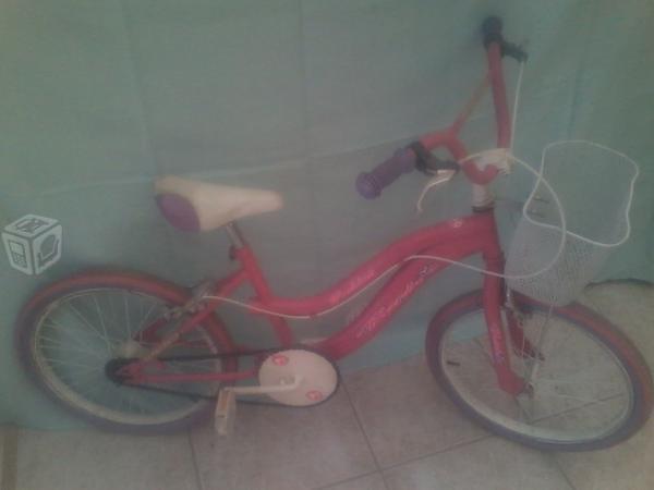 Bonita bicicleta rodado 20 para niña