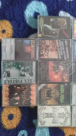 Cassettes varios rock