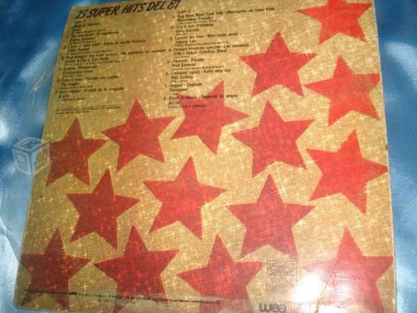 Disco LP de 15 SUPER HITS DEL '81