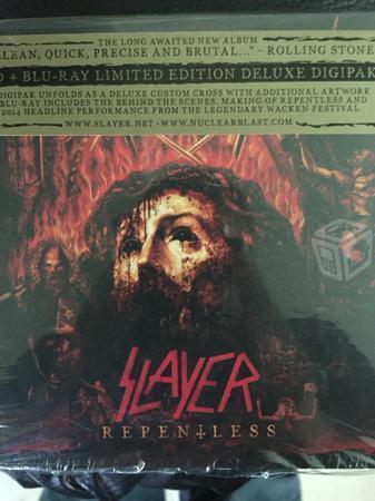 Slayer - repentless edición especial Cd blu ray