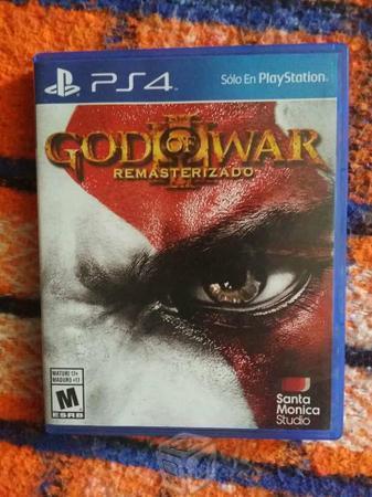 GOW III Remasterizado PS4 Excelente estado