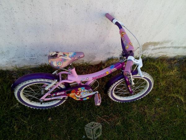 Bici rodado 16 para niña marca Nitro