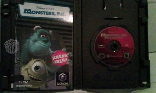 Monsters inc: scream arena para gamecube