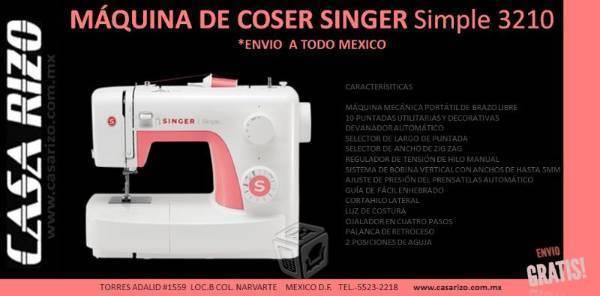 Máquina de coser :: Singer Modelo 3210 :: Nueva