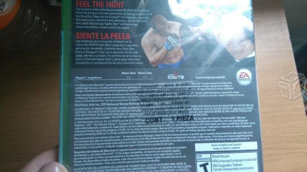 Ufc Xbox One Disco Fisico Sellado