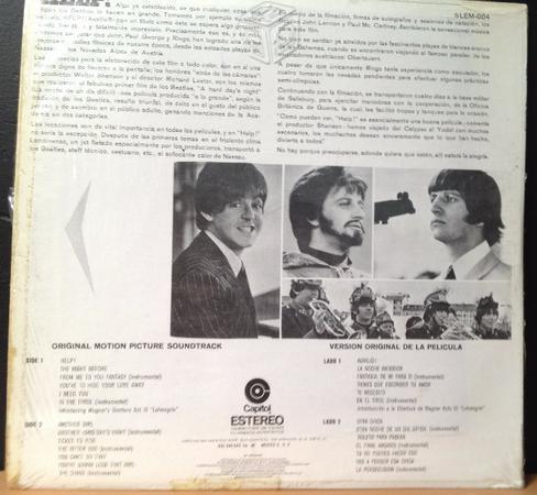 The Beatles LP Help SLEM-004 Nacional