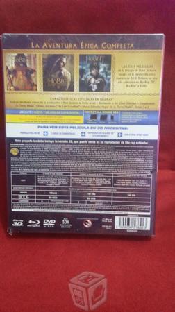 El hobbit trilogia blu-ray 3d