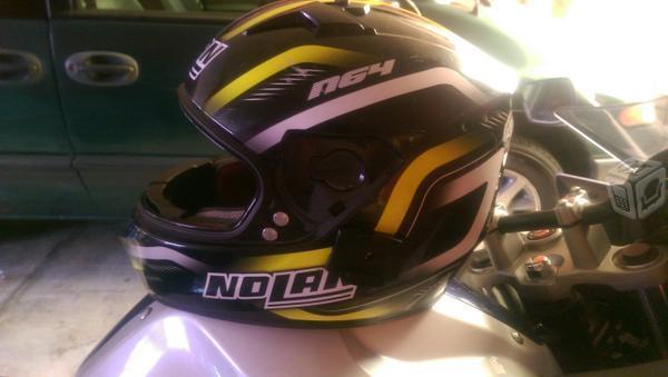 Casco Nolan N64 con base para gopro sin mica