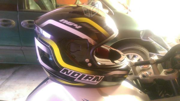 Casco Nolan N64 con base para gopro sin mica