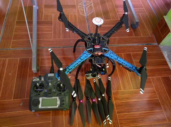 Dji drone s500 naza lite turnigy 9x