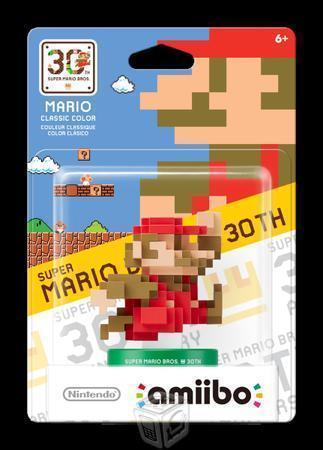 Amiibo Super Mario Bros 30th Classic Color Nuevo