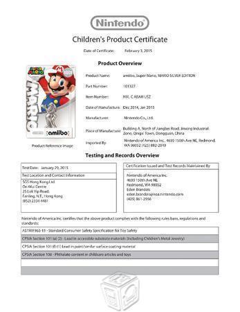 Amiibo Super Mario Bros Silver Edition, Nuevo