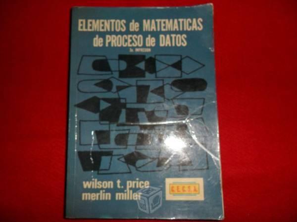 Elementos de Matemáticas de Proceso de Datos