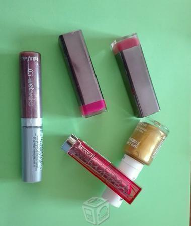 4 Labiales Covergirl y Mabelline