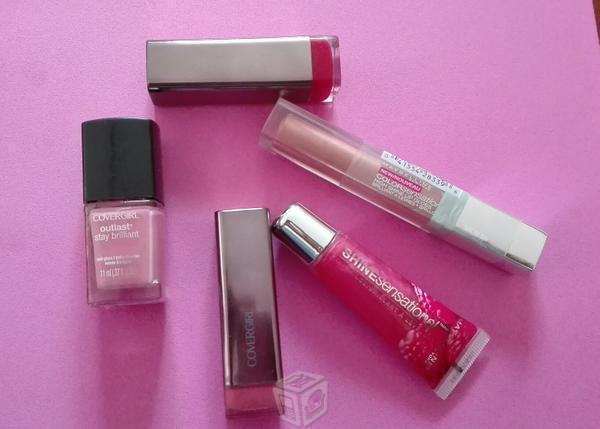 4 Labiales Covergirl y Mabelline