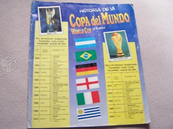 Album vintage historia de la copa del mundo