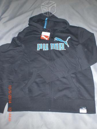 Sudadera Azul Puma Hoodet Sweat Jacket Talla L