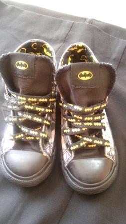 Tenis niño converse batman originales 15.5 cms