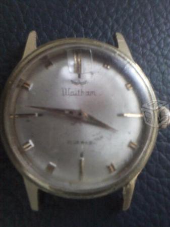 Reloj Vintage Waltham Cuerda Años 50s De 17 Joyas