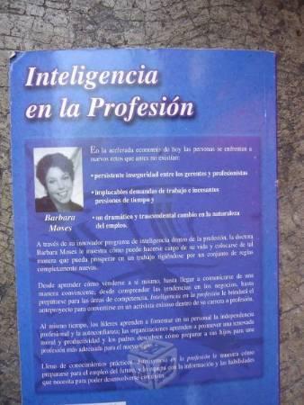 Inteligencia En La Profesion Barbara Moses