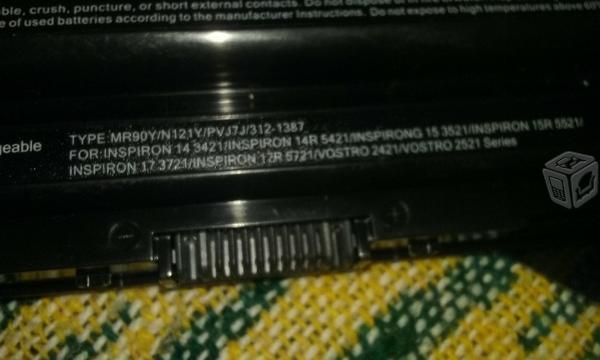Bateria Lap Dell inspiron 14-14R - 15-15R - 17-17R