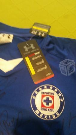 Jersey Cruz Azul original 21 firmas