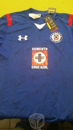 Jersey Cruz Azul original 21 firmas