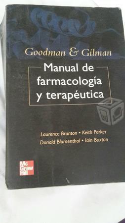 Manual de farmacología Goodman & Gilman