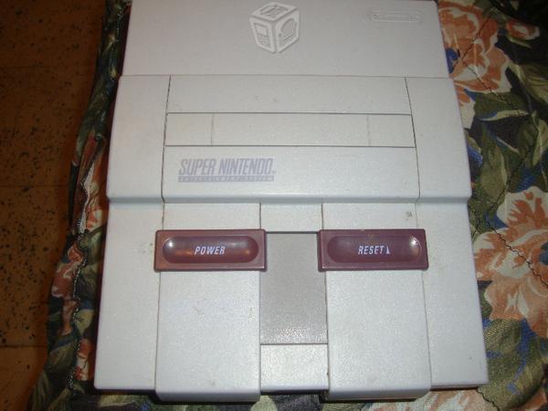 Snes nintendo con 5 juegazos