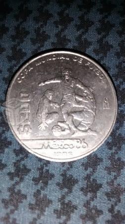 Moneda Conmemorativa Mundial Mexico 86