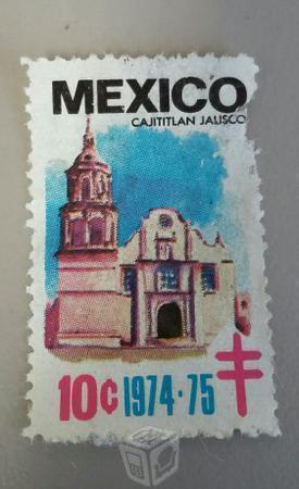 Timbre Correos de México 1974 de regalo