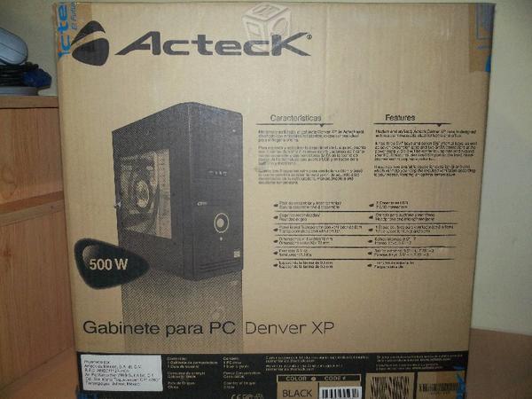 Gabinete Acteck Denver XP, ATX con fuente de 500W