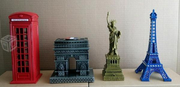 4 Monumentos Famosos a Escala en miniatura nuevos