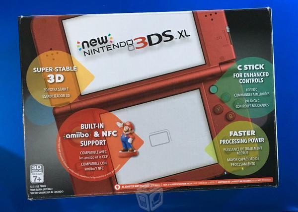 New Nintendo 3DS XL (Rojo)