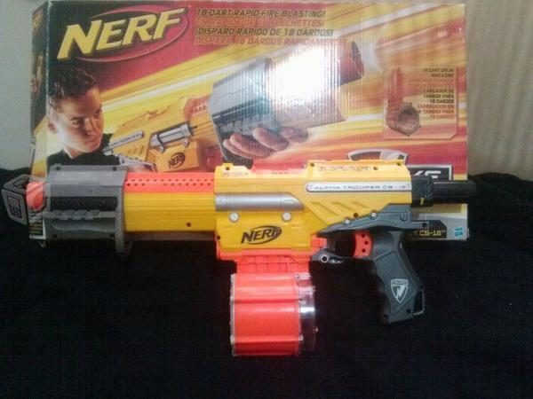 Lanzadora nerf alpha trooper cs 18