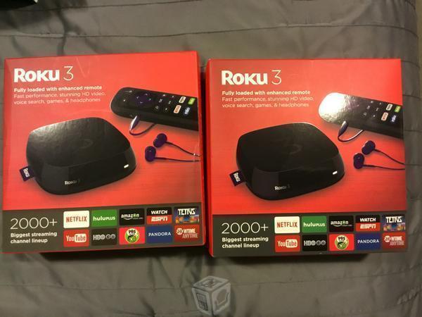 Roku 3 nuevos sellados