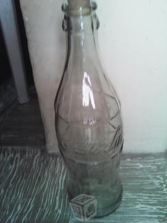 Botella de vidrio coca cola de colección