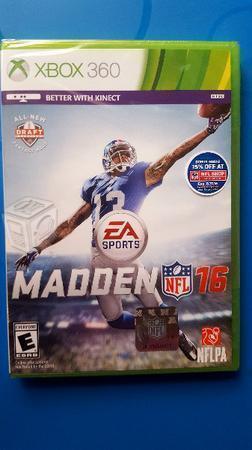 Nuevo Madden NFL 16 XBOX 360