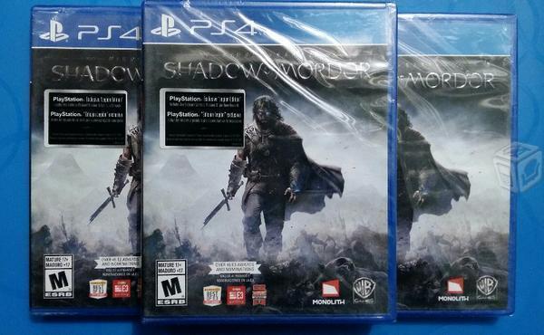 Nuevo Shadow Of Mordor PS4 XBOX 360