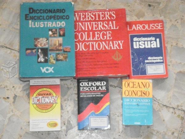 Lote con los mejores diccionarios del mercado
