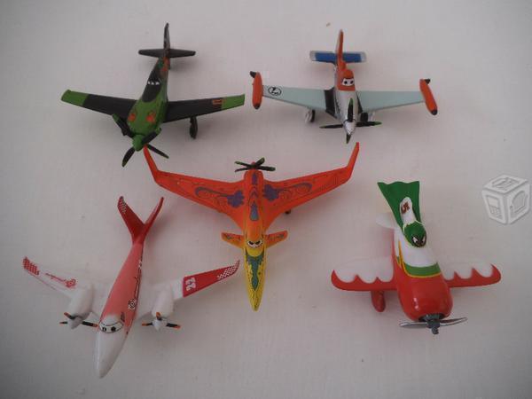 Lote 5 Aviones Chupacabra Y Otros Disney