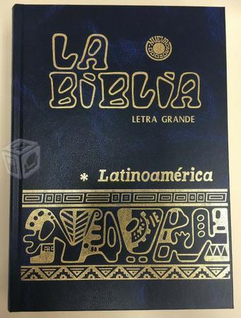 Biblia latinoamerica letra grande catolica