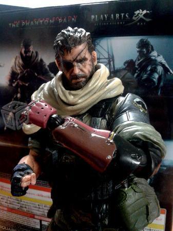 Play arts metal gear venom snake phantom paint