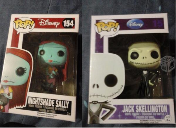 Funko Pop Jack Y Sally The Nightmare Before Chrism