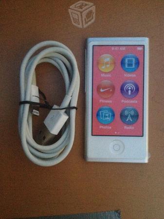 Ipod nano plata 7g 16gb nuevo earpods