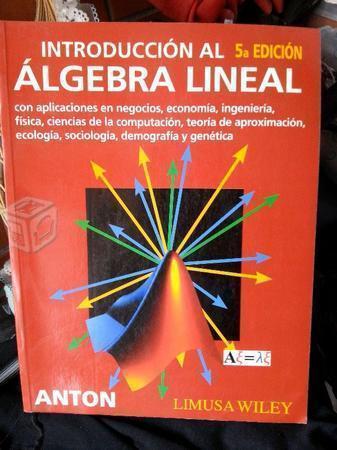 Libro Antón álgebra lineal 5ta edición