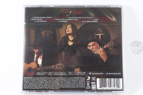 Tania Libertad por ti y por mí CD DVD