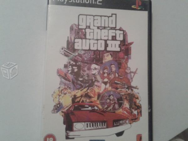 Grand theft auto 3 play station 2