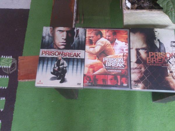Prison break temporadas 1,2, y 3