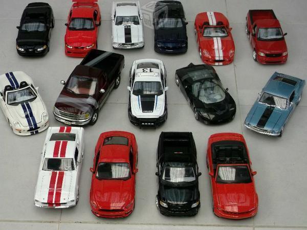 Exelente coleccion de autos ford a escala